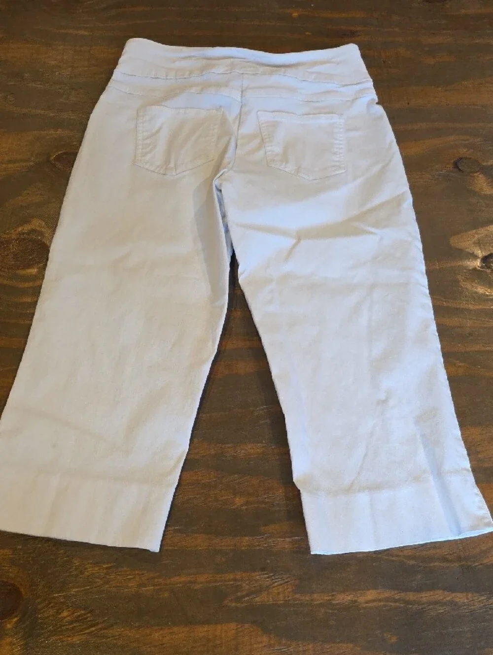 Ruby Rd. White Pull-On Capri Crop Pants - Picture 5 of 6